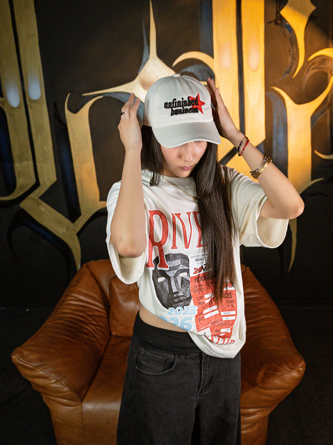 Gorra Rivers - Ivory